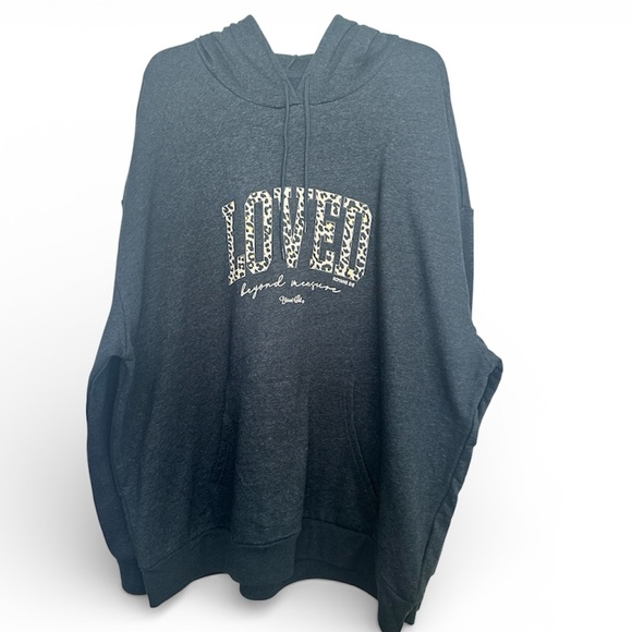 Blessed Girl "Loved Leopard" Hoodie Size 3X - Picture 3 of 5
